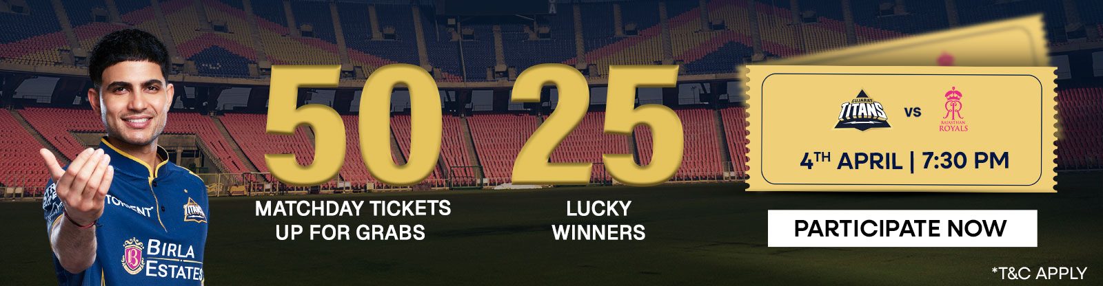 GTvRR Match Ticket Giveaway Contest